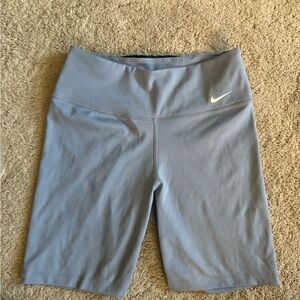 Nike Dri-Fit Women's Light Blue Biker Shorts